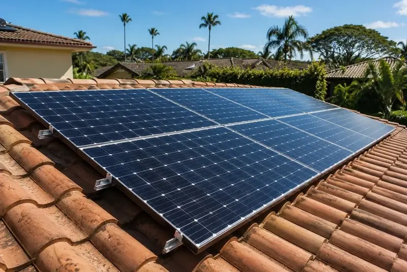 Installation de panneaux solaires à Montagne